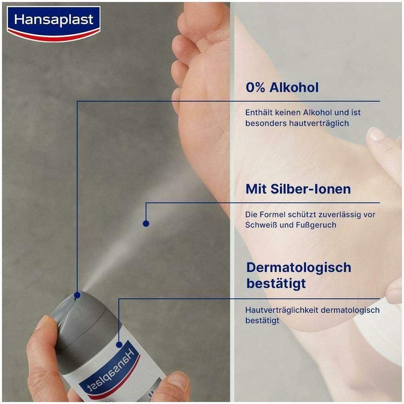 Hansaplast Silver active Fußspray 150 ml Spray