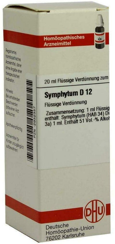 Dhu Symphytum D12 20 ml Dilution