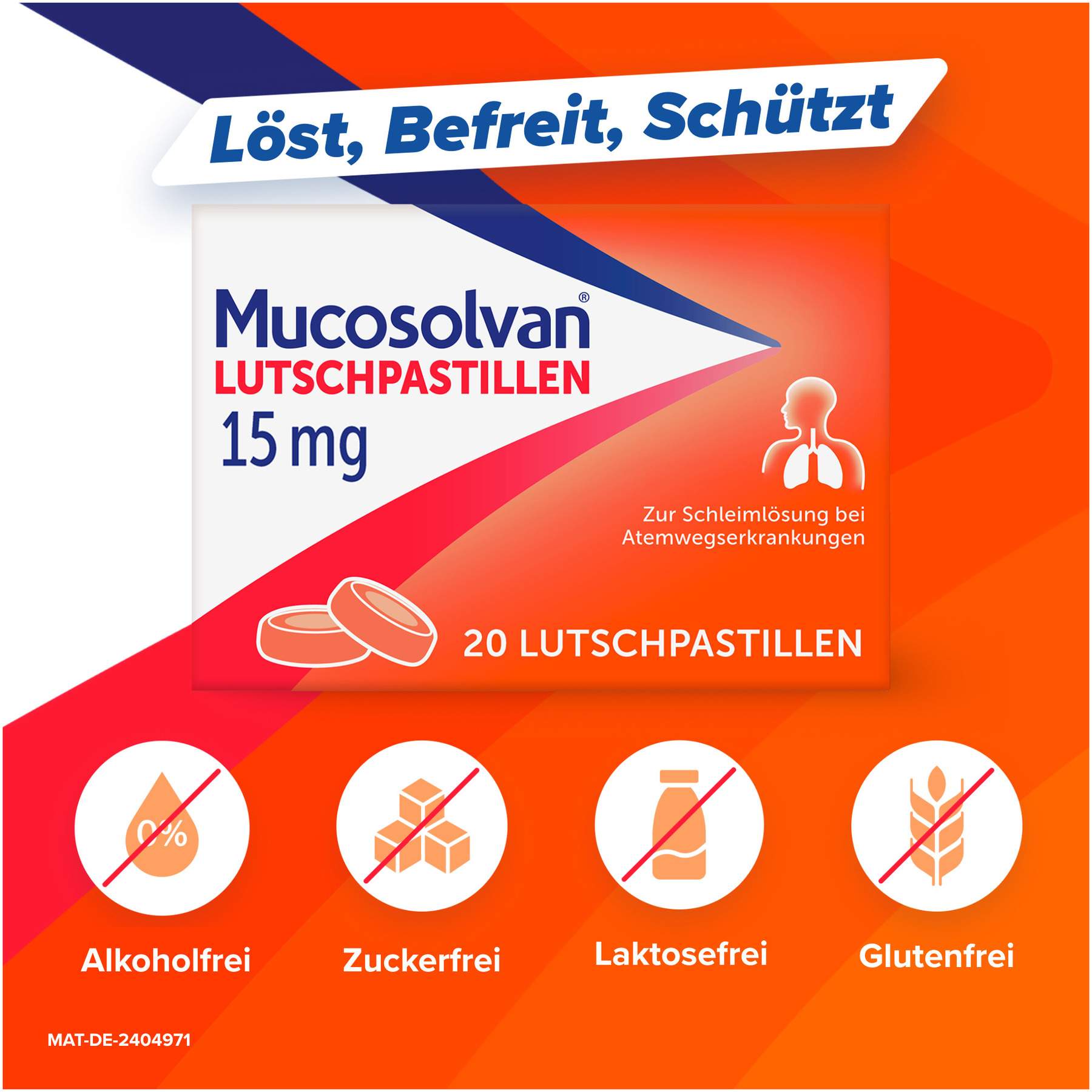 Mucosolvan Lutschpastillen 2 x 20 Stück