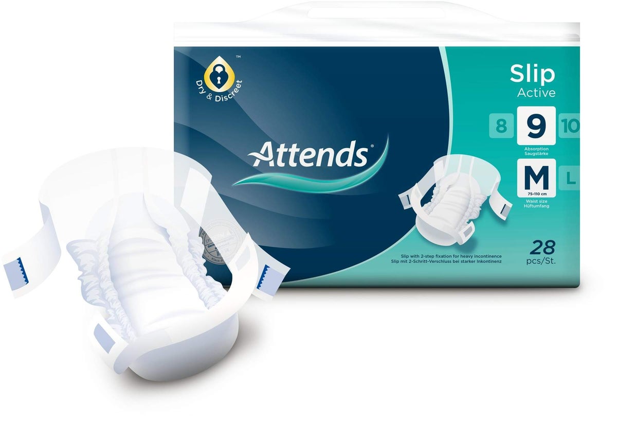 Attends Slip Active 9 Medium Inkontinenzslip