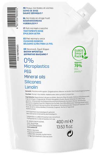 Eubos Hautbalsam F Nachfüllbeutel 400 ml Lotion