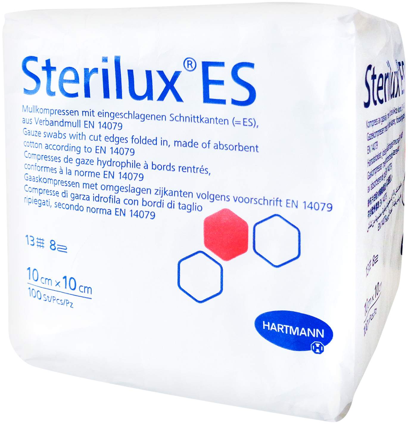 Sterilux ES Kompressen 10 x 10 cm 100 Stück 8-lagig