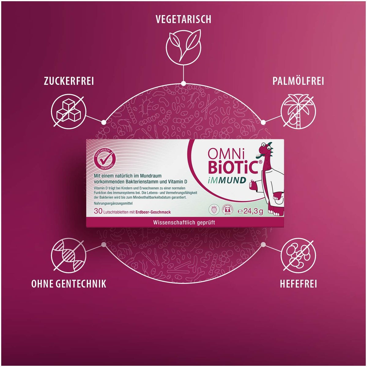 Omni Biotic Immund 60 Lutschtabletten