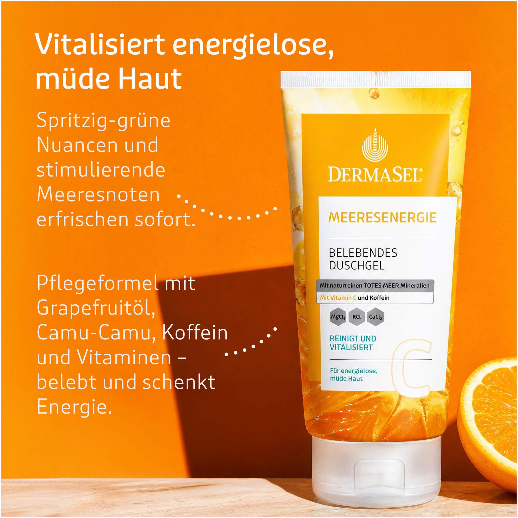 DermaSel Meeresenergie belebendes Duschgel 200 ml