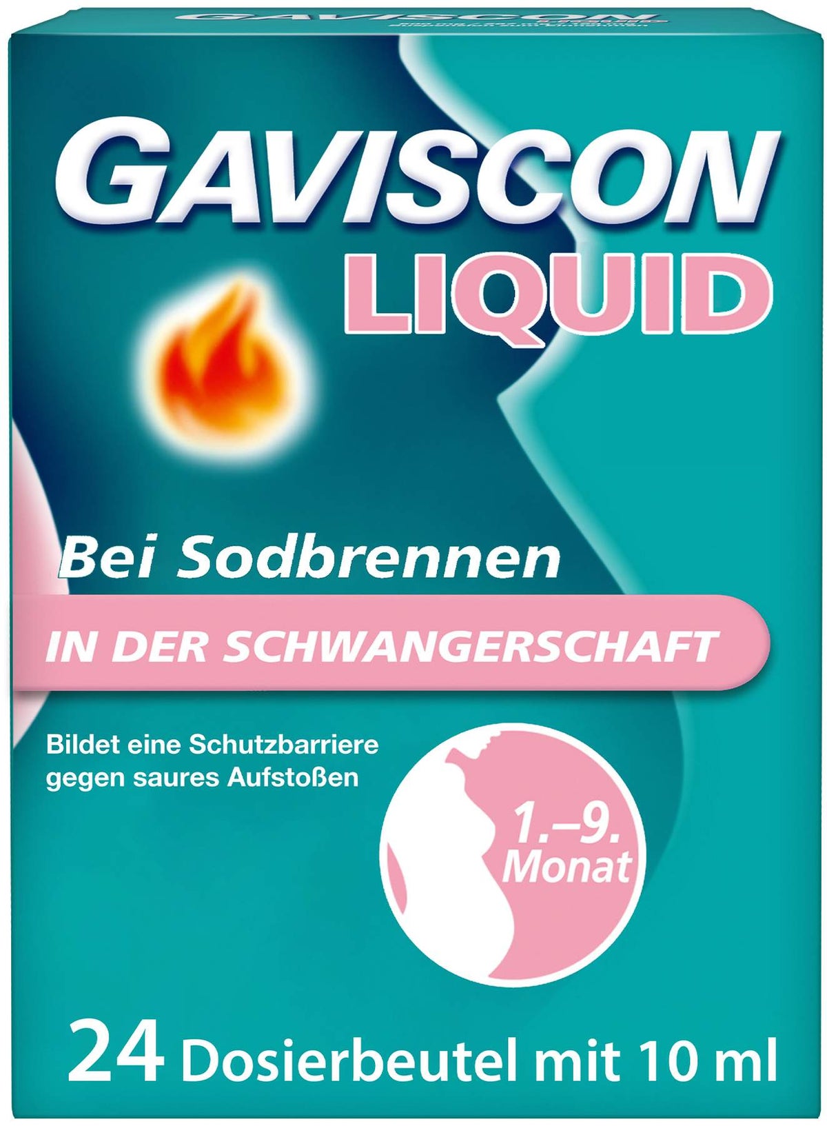 Gaviscon Liquid 500 mg-267 mg-160 mg Suspension 24 x 10 ml