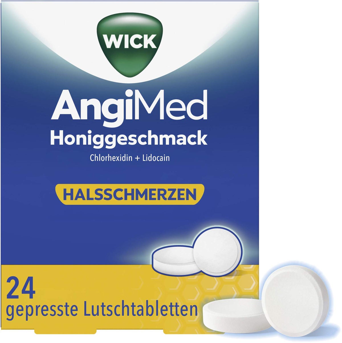 WICK AngiMed Honiggeschmack 24 Lutschtabletten