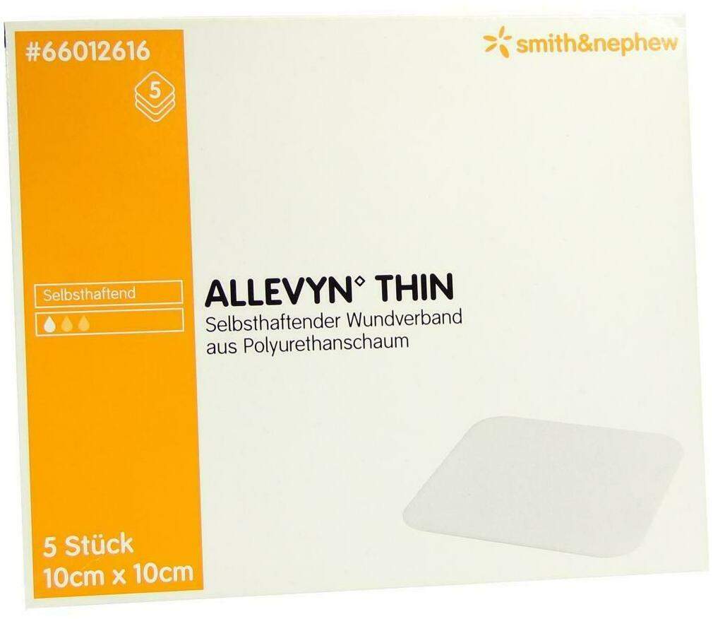 Allevyn Thin 10 X 10 cm Dünne Wundauflage