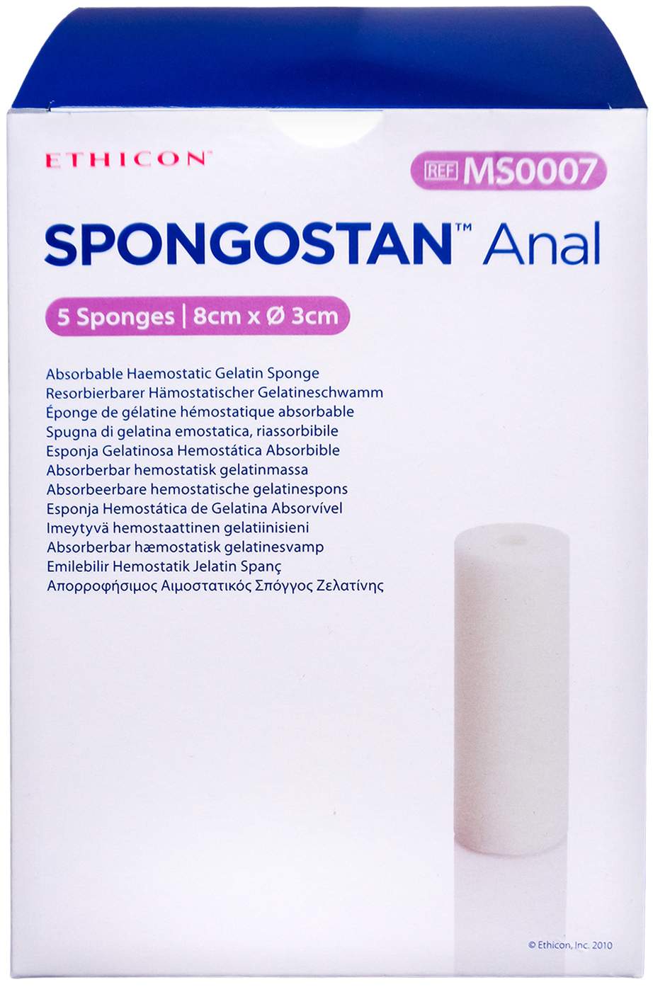 Spongostan Anal 80 X 30 mm Durchmesser Schwämme 5 Schwämme