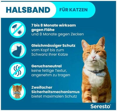Seresto Halsband für Katzen 1 Stück