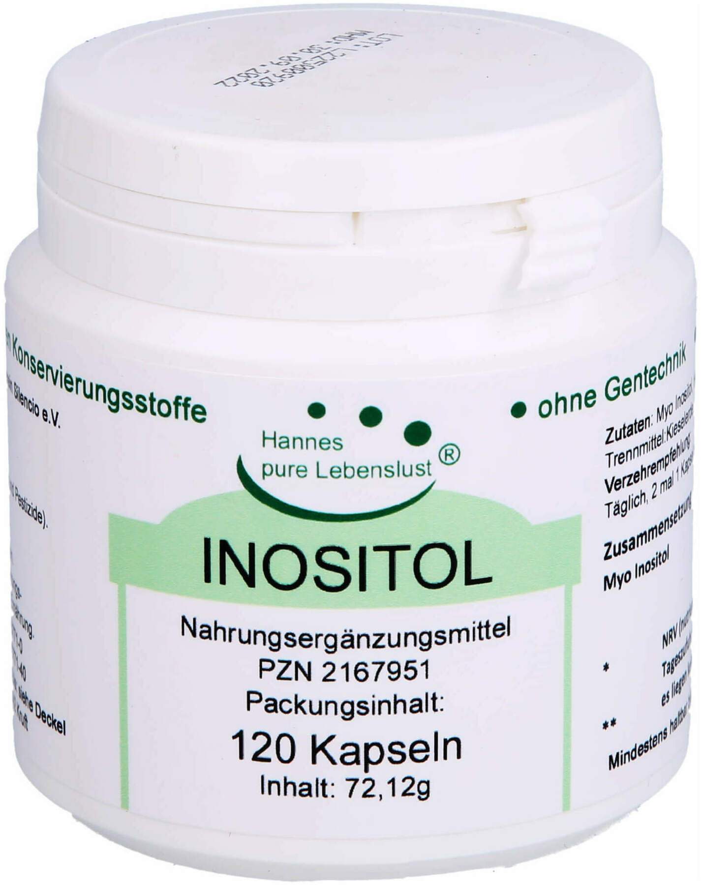 Inositol Vegi-Kapseln 120 Kapseln