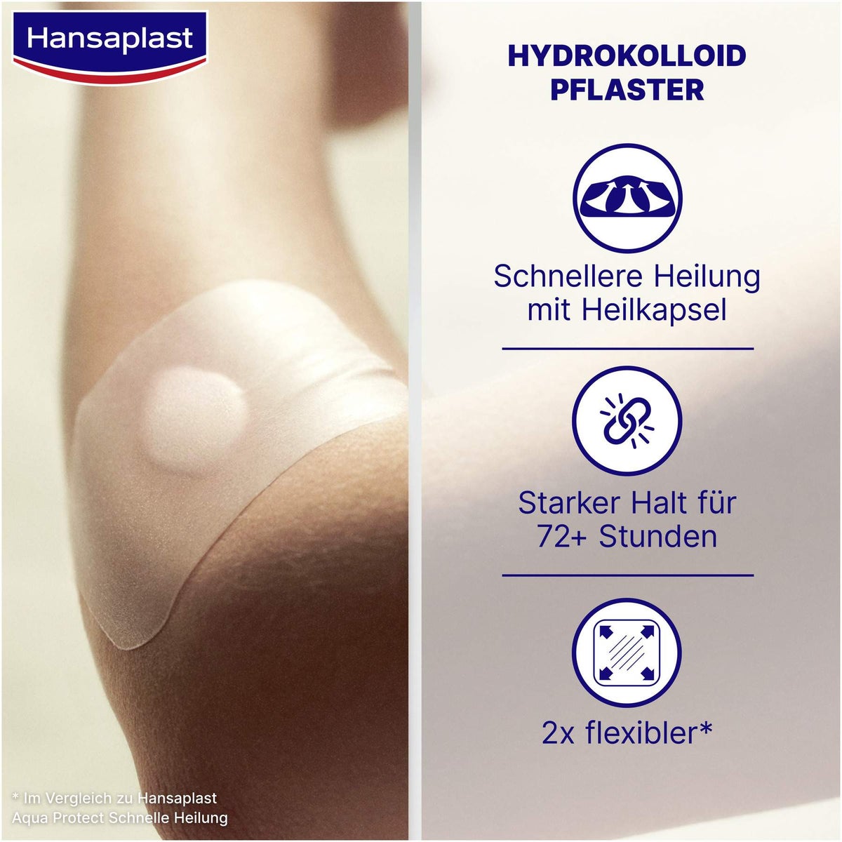 Hansaplast Zweite Haut Schutz groß Pflaster 3 Stück