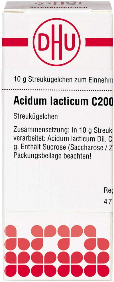 Dhu Acidum Lacticum C200 Globuli 10 G