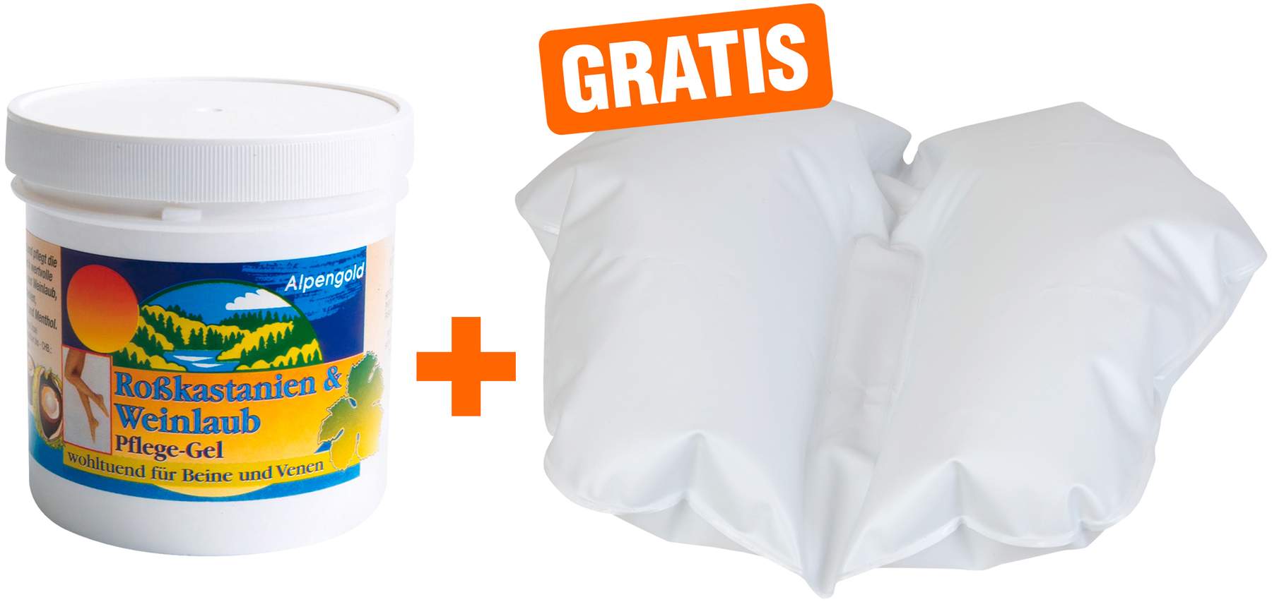 Rosskastanien-Weinlaub-Gel 250 ml + gratis Aufblasbarer Venentrainer 1 Stück