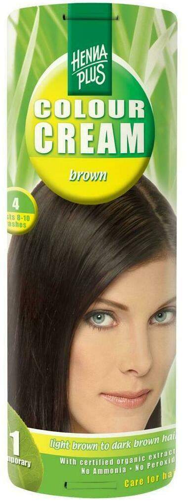 Hennaplus Colour Cream Brown 4  60 G Creme