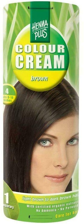 Hennaplus Colour Cream Brown 4  60 G Creme