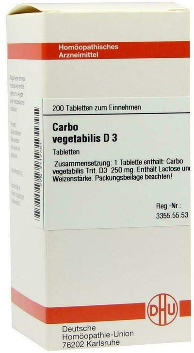 Dhu Carbo Vegetabilis D3 Tabletten