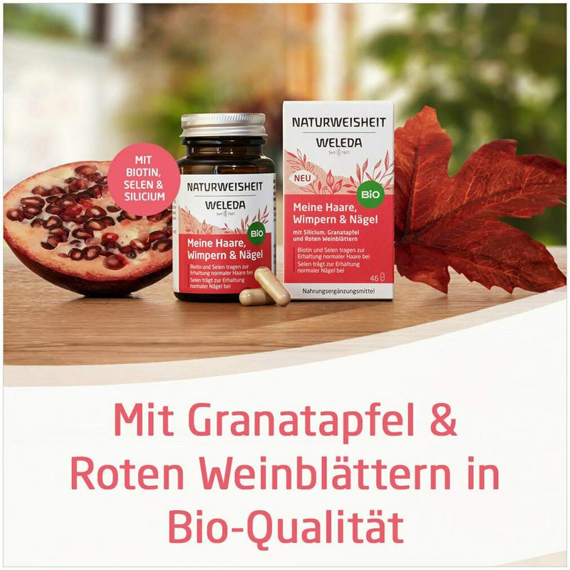 Weleda Naturweisheit Meine Haare, Wimpern & Nägel 46 Kapseln