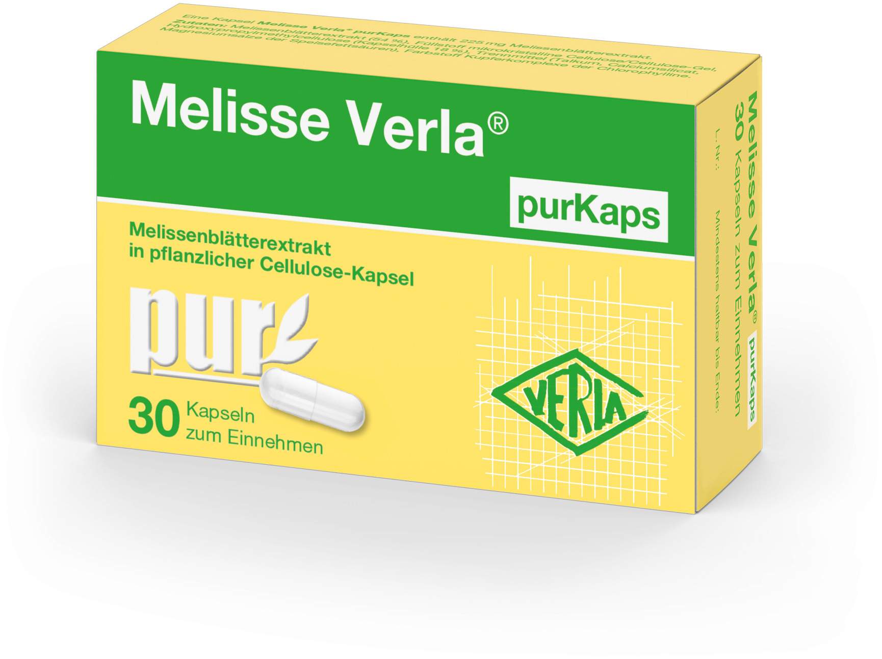Melisse Verla Purkaps 30 Kapseln