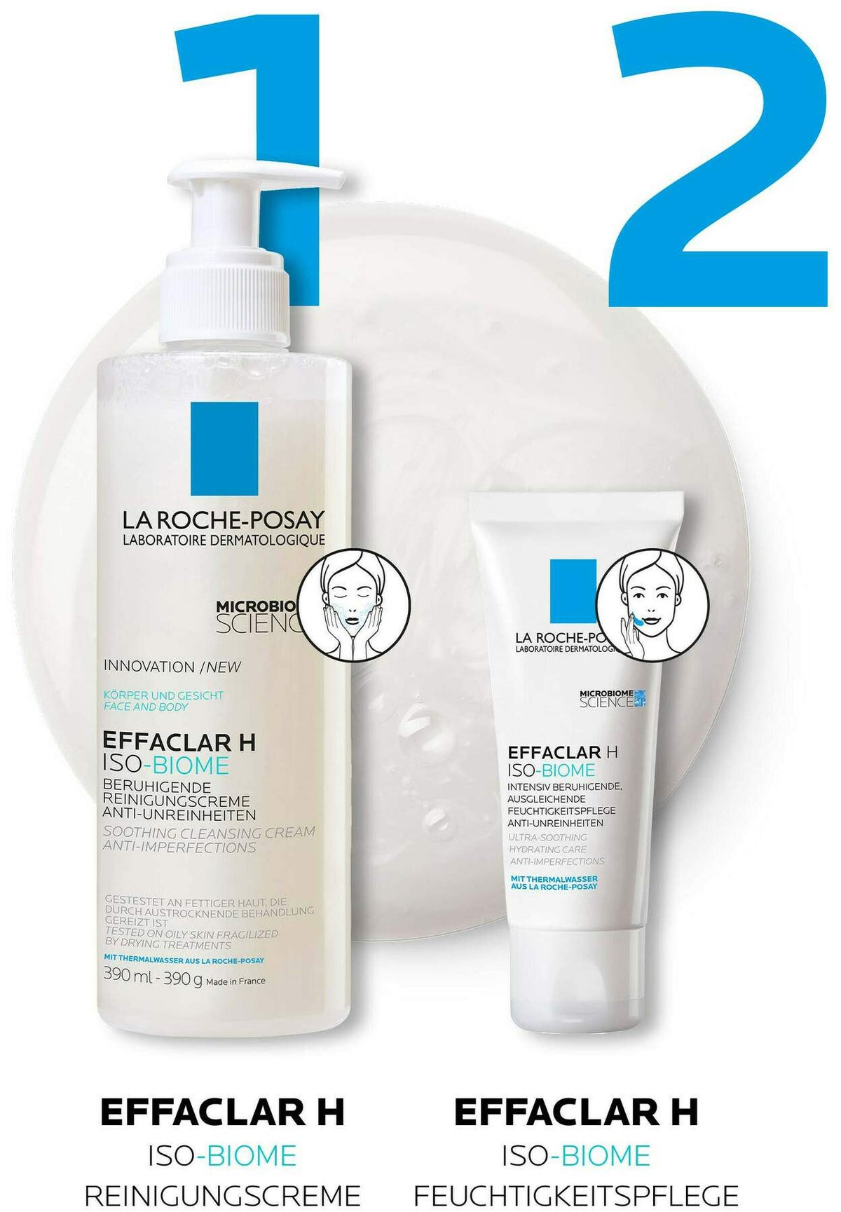 La Roche Posay Effaclar H Iso-Biome Reinigungscreme 390 ml