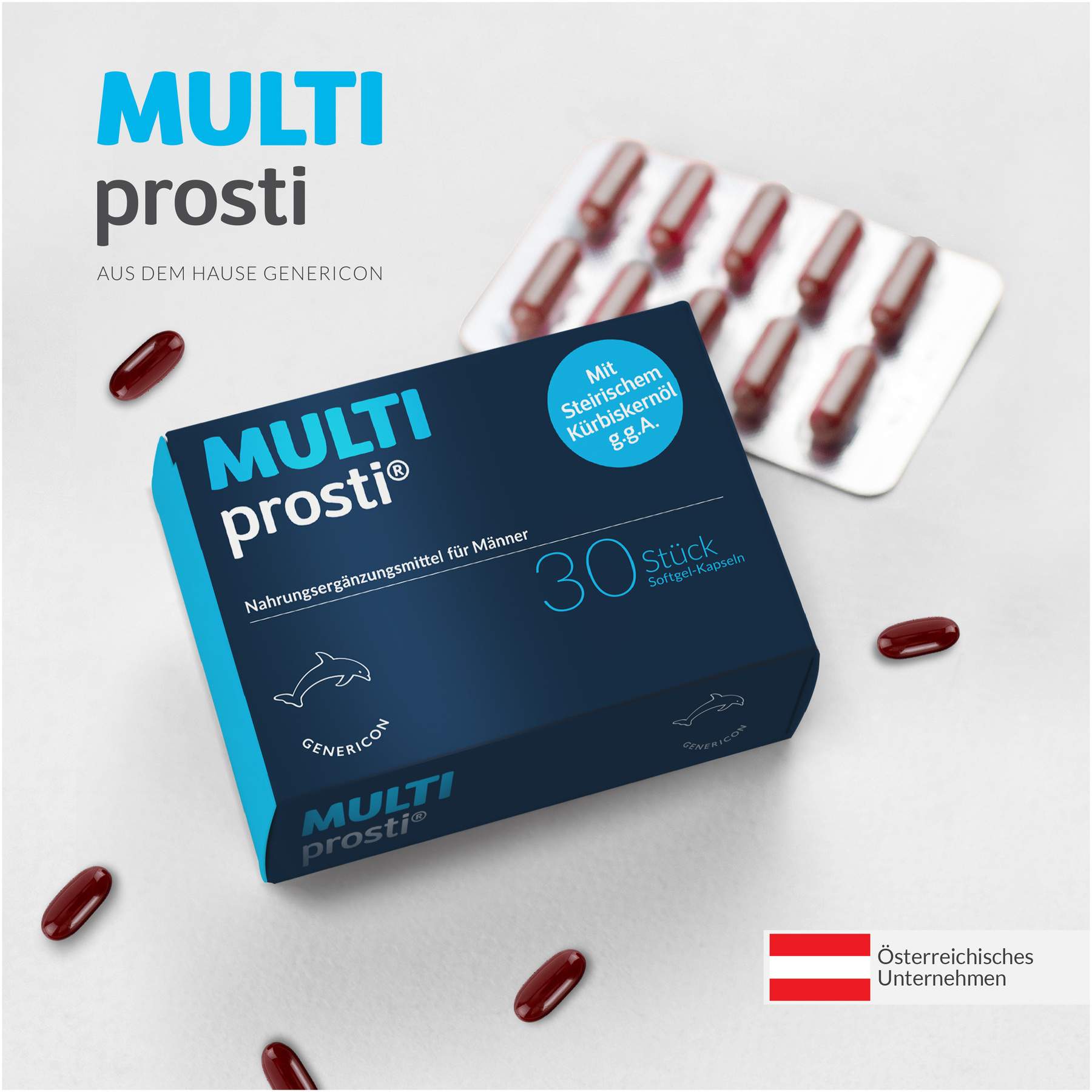 Multiprosti Softgel-Kapseln 30 Stück