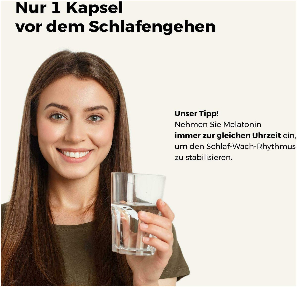 Melatonin 2 mg plus Hopfen und Melisse 120 Kapseln