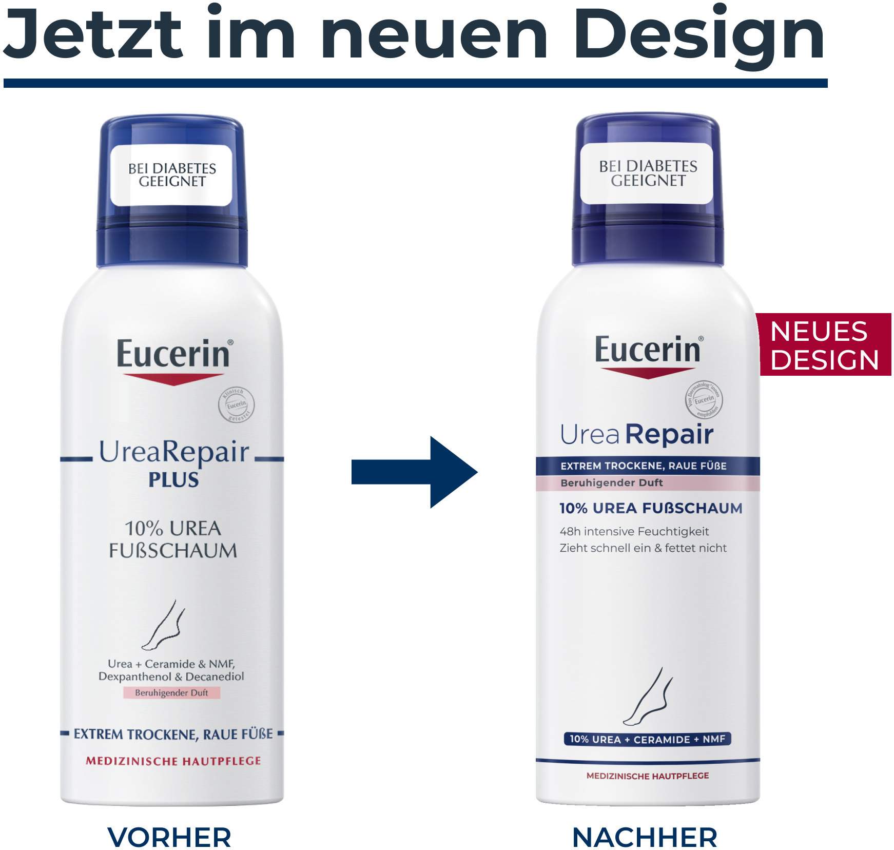 Eucerin UreaRepair Plus Fußschaum 10% 150 ml