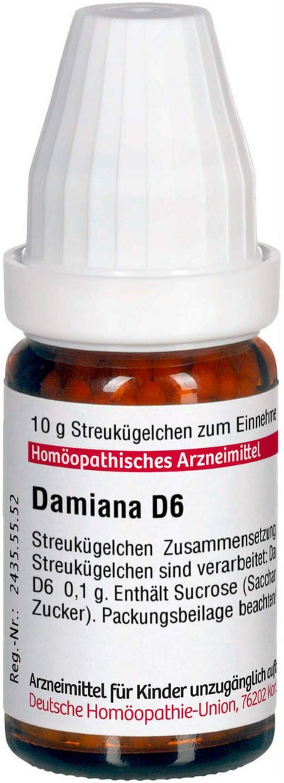 Dhu Damiana D6 10 G Globuli