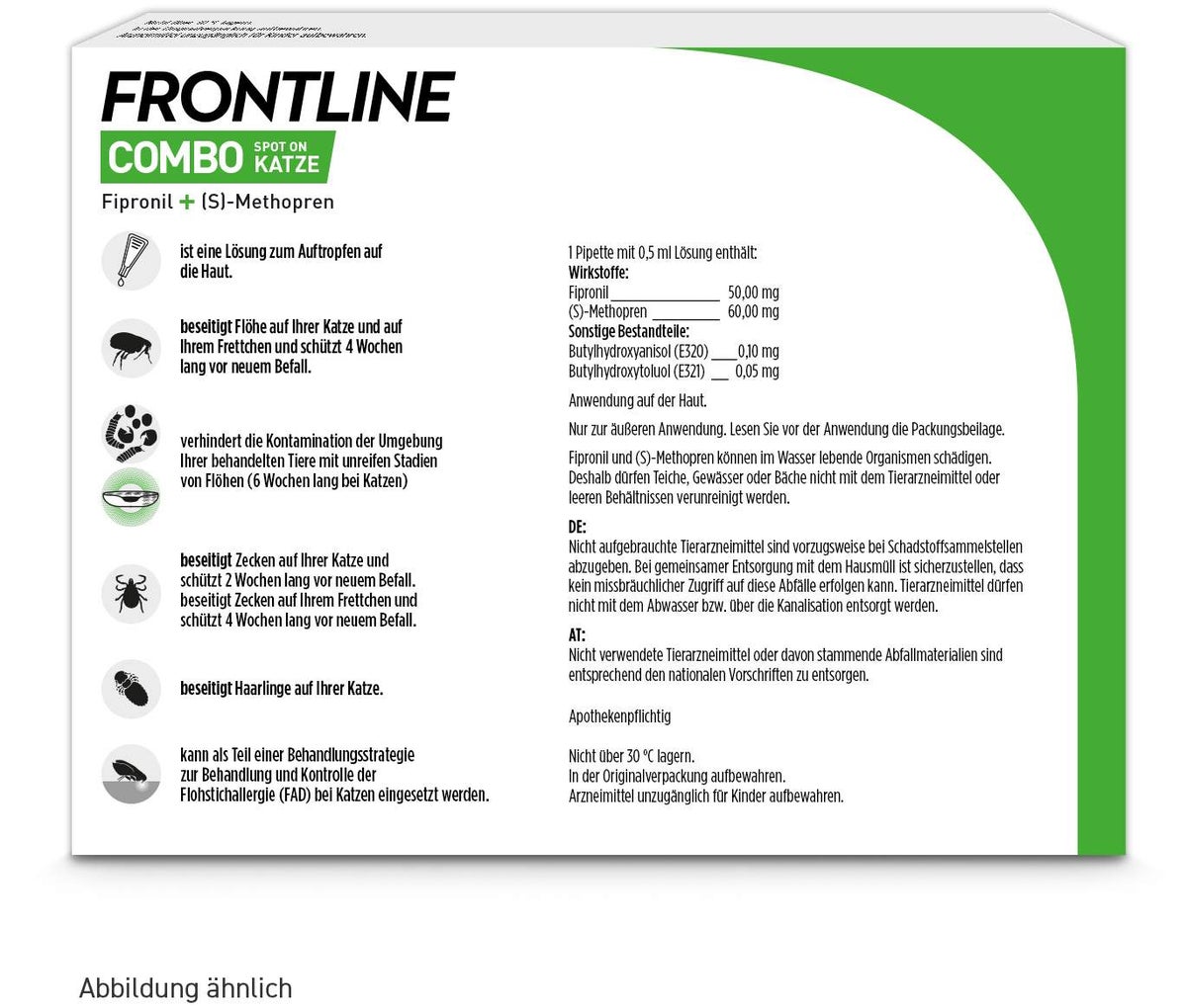 Frontline Combo Spot on Katze 6 Pipetten