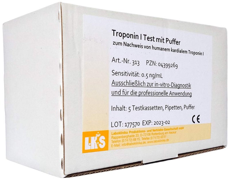 Troponin I Mit Puffer Testkassetten