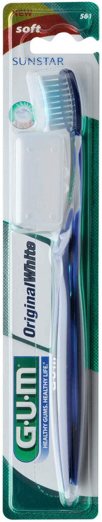 Gum Original White Zahnbürste Weich  1 Stück