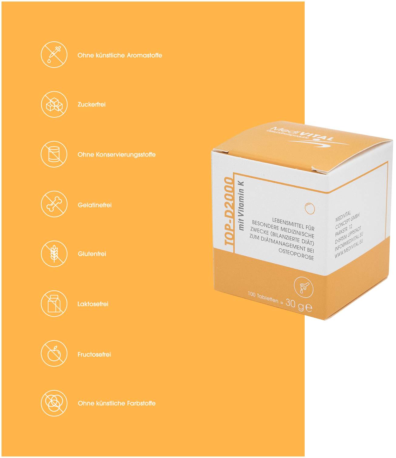 Medivital Top D 2000 120 Tabletten