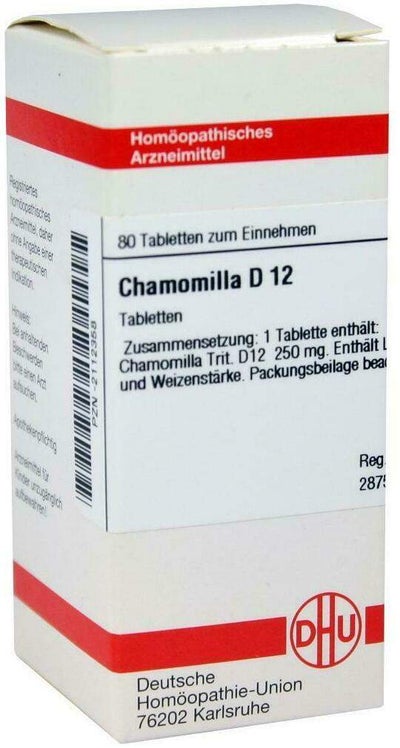 Dhu Chamomilla D12 80 Tabletten