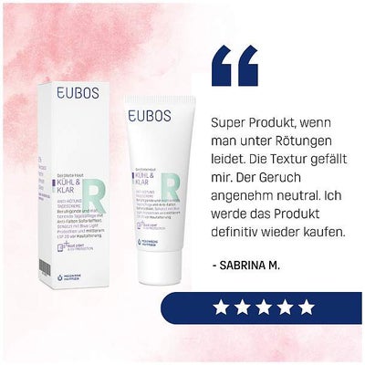 Eubos Kühl & Klar Anti-Rötung Tagescreme LSF20 40 ml