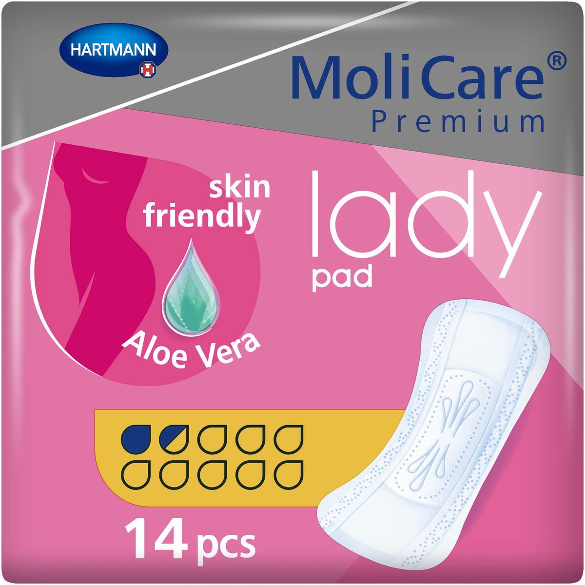 Molicare Premium Lady Pad 1,5 Tropfen 14 Stück