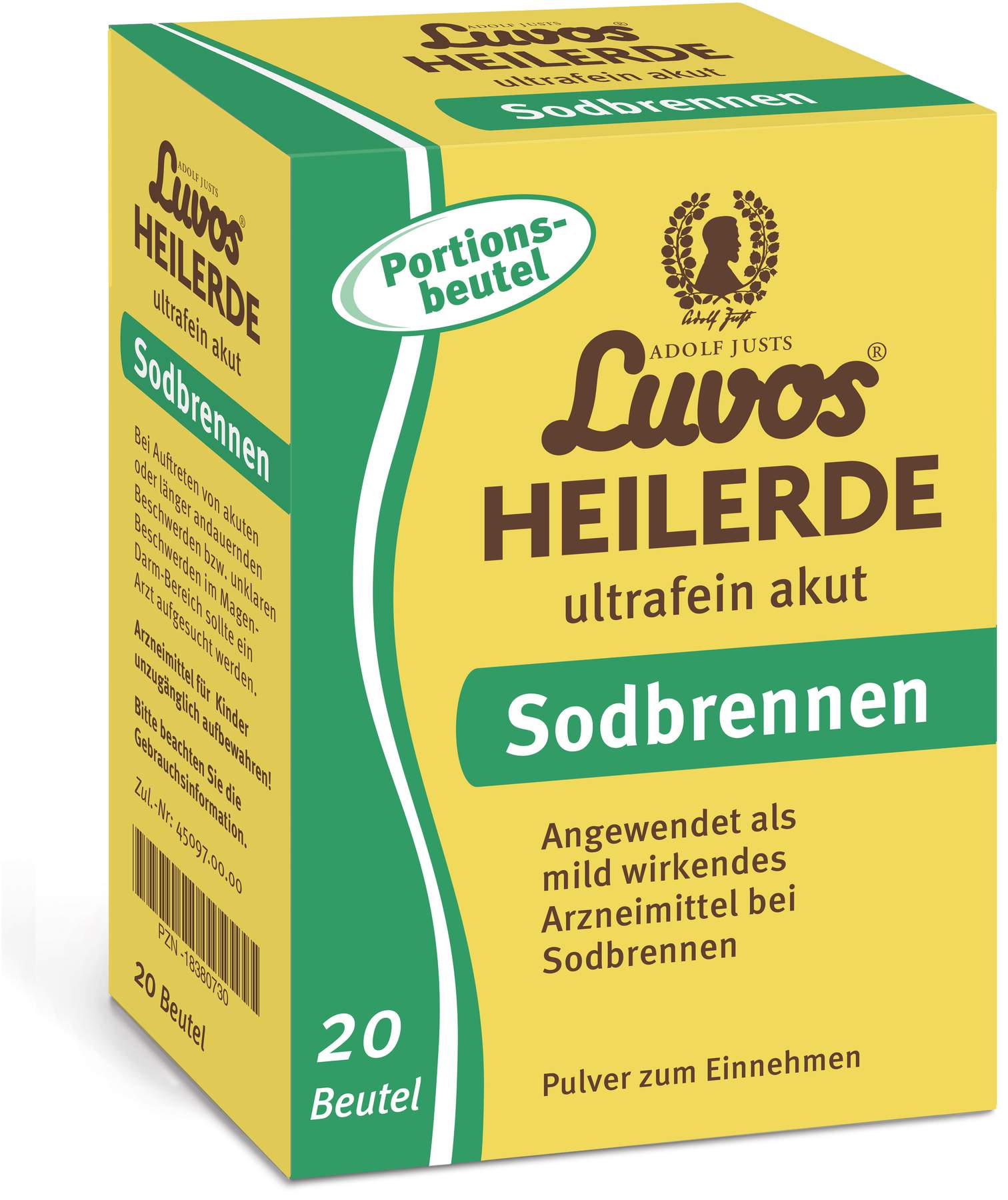 Luvos Heilerde ultrafein akut Sodbrennen 20 x 6,5 g Pulver