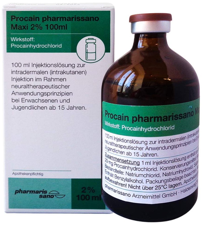 Procain Pharmarissano 2% Maxi Injektions-Lsg. 1 Flasche 100 ml