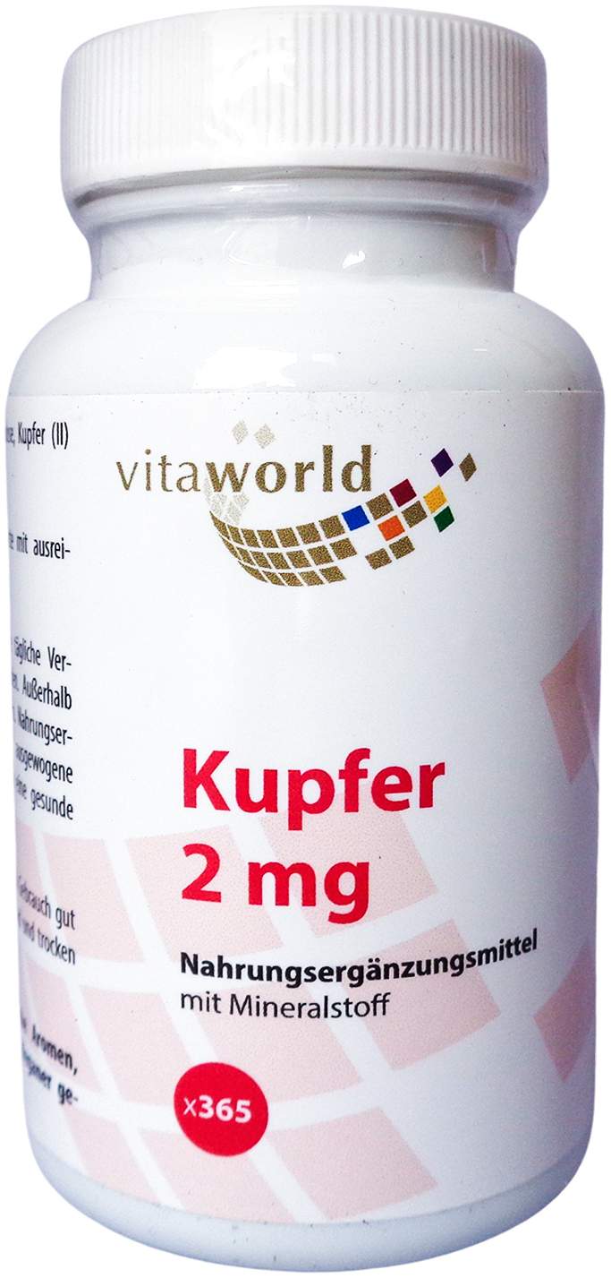 Kupfer 2 mg 365 Tabletten
