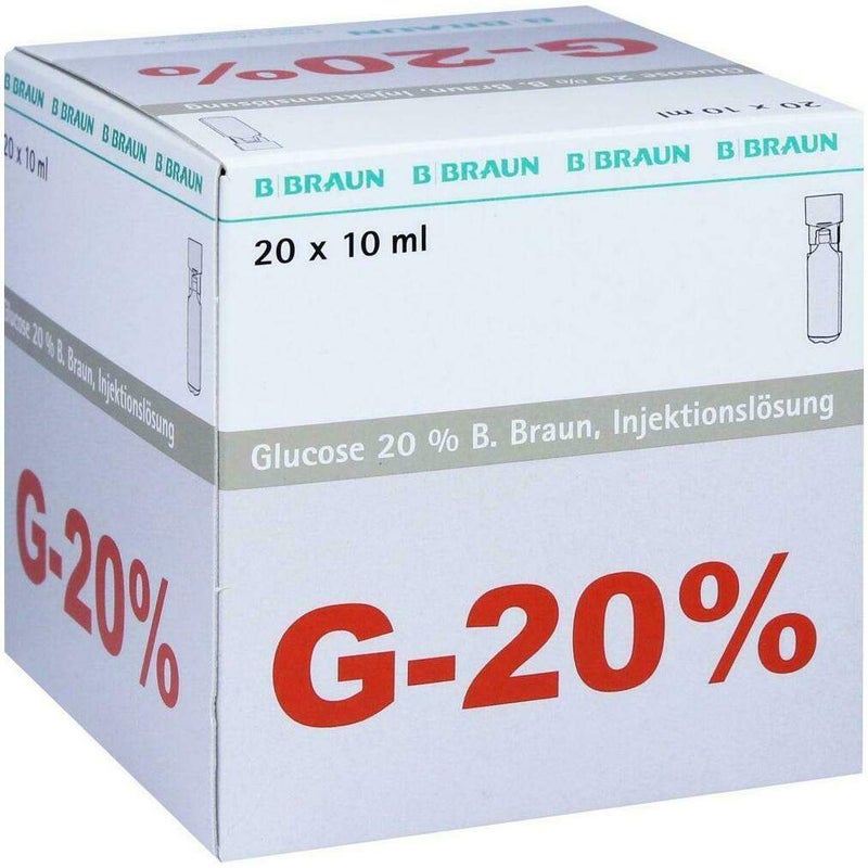 Glucose 20% Braun Mini Plasco Connect in