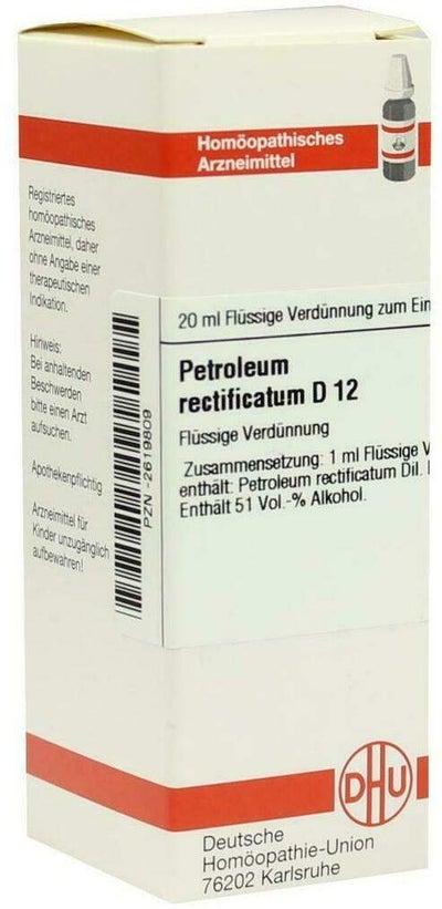 Dhu Petroleum Rectificatum D12 Dilution 20 ml