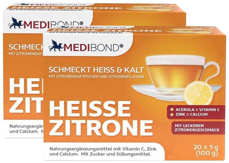 Heiße Zitrone Medibond 2 x 20 Beutel