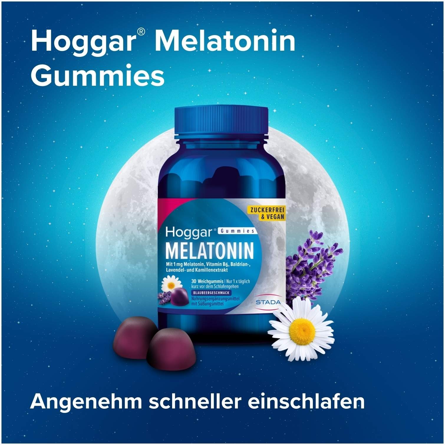 Hoggar Melatonin Gummies 30 Stück