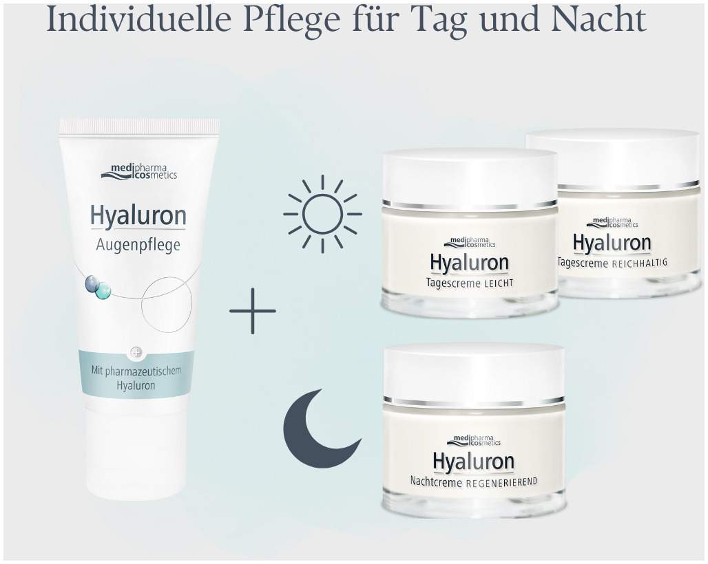 medipharma cosmetics Hyaluron Augenpflege Creme 15 ml Creme