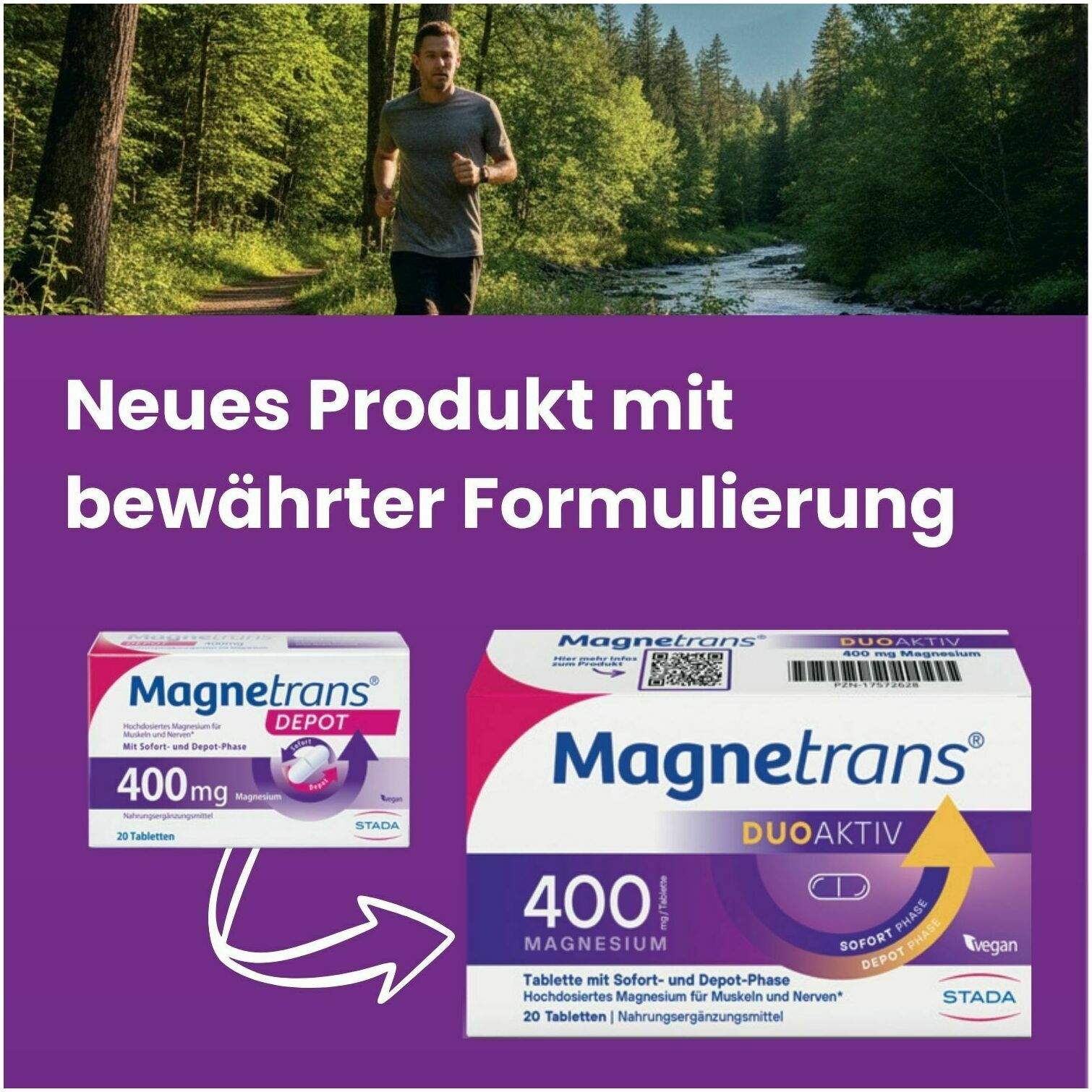 Magnetrans duo-aktiv 400 mg 100 Tabletten