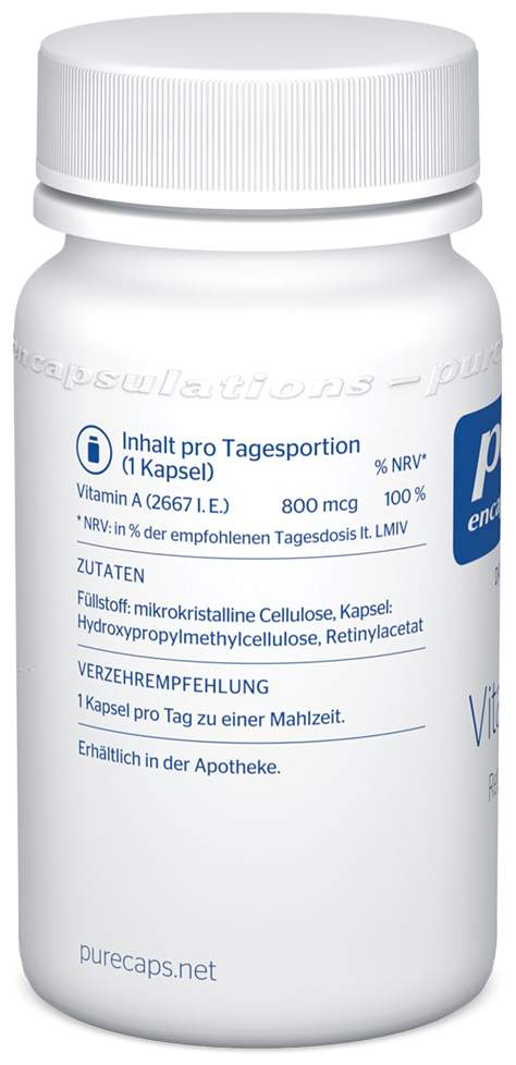 Pure Encapsulations Vitamin A Retinylacetat Kapseln