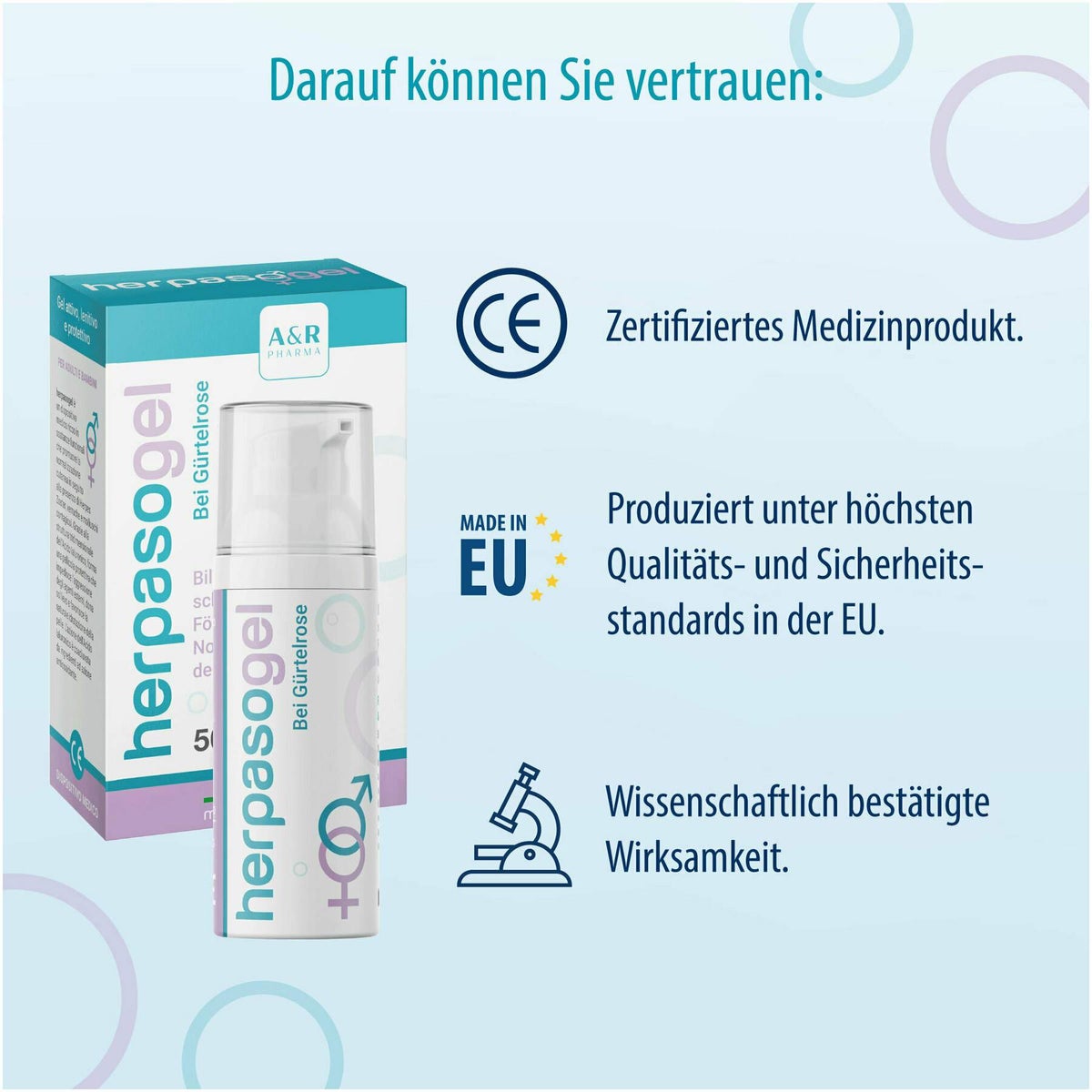 Herpasogel bei Gürtelrose 50 ml