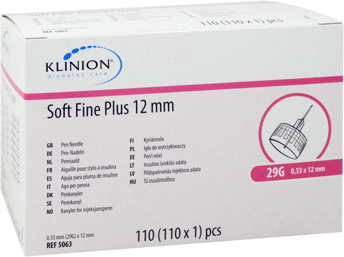 Soft Fine Plus Kanülen 12 mm 29 G 0