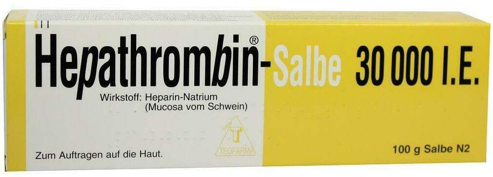 Hepathrombin Salbe 30.000 100 G Salbe