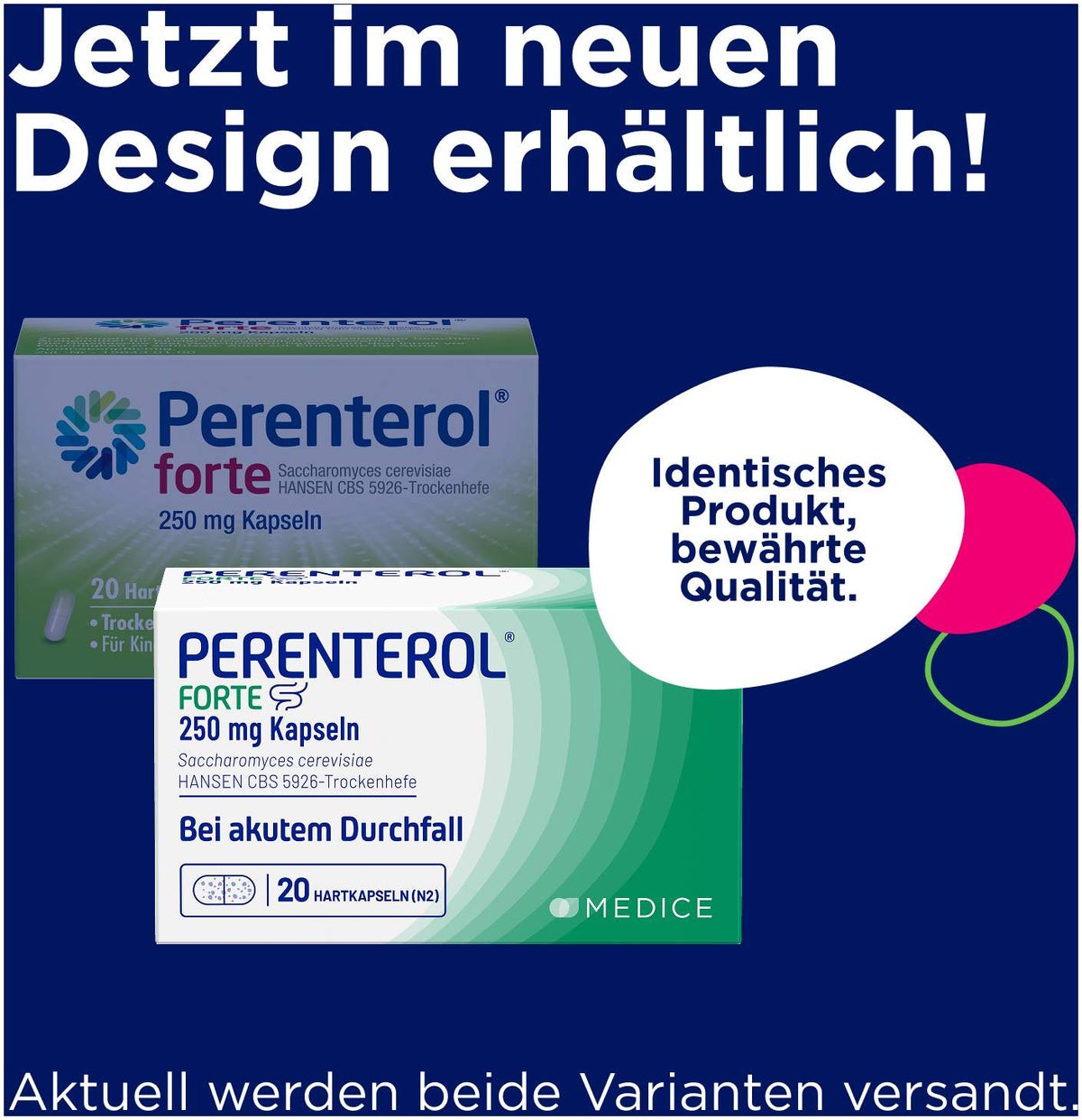 Perenterol forte 250 mg 20 Kapseln