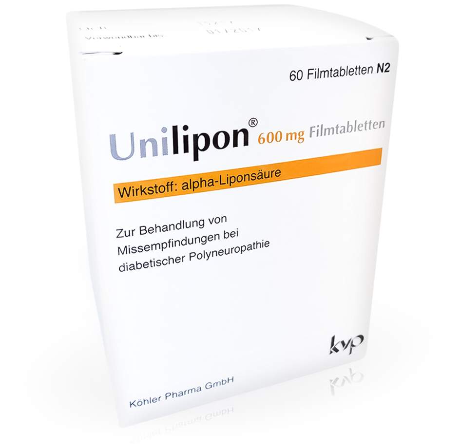 Unilipon 600 mg 60 Filmtabletten