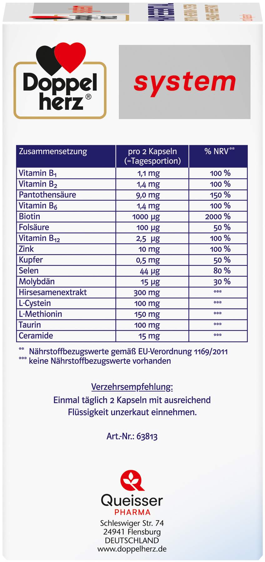 Doppelherz system Hair Essential 120 Kapseln